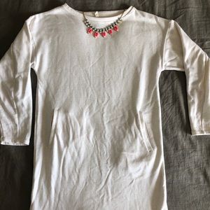 EUC Lou &Grey Cotton Tunic, size XS cream colored
